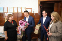 поздравили с юбилеем председателя районной организации профсоюза работников агропромышленного комплекса