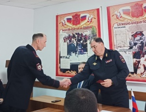 В районе - новый начальник полиции