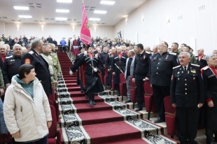 В районе прошёл отчётный Сбор Полтавского районного казачьего общества