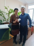 Вручение знака ГТО