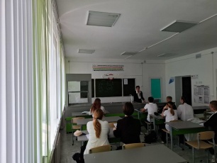 Очередная встреча со школьниками