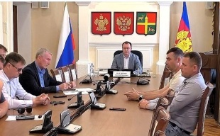 Краевом совещании. Его в режиме видеоселектора 