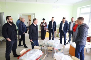 Подходит к завершению строительство детского сада в станице Марьянской. 