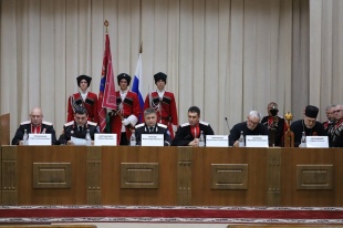 Выборный сбор казаков Таманского казачьего отдела